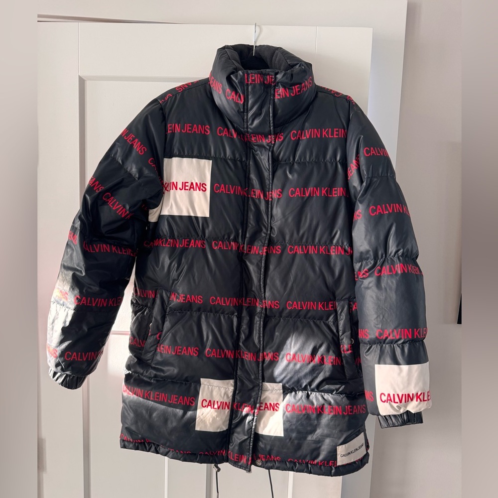 Calvin Klein Down and Feather Puffer Jacket